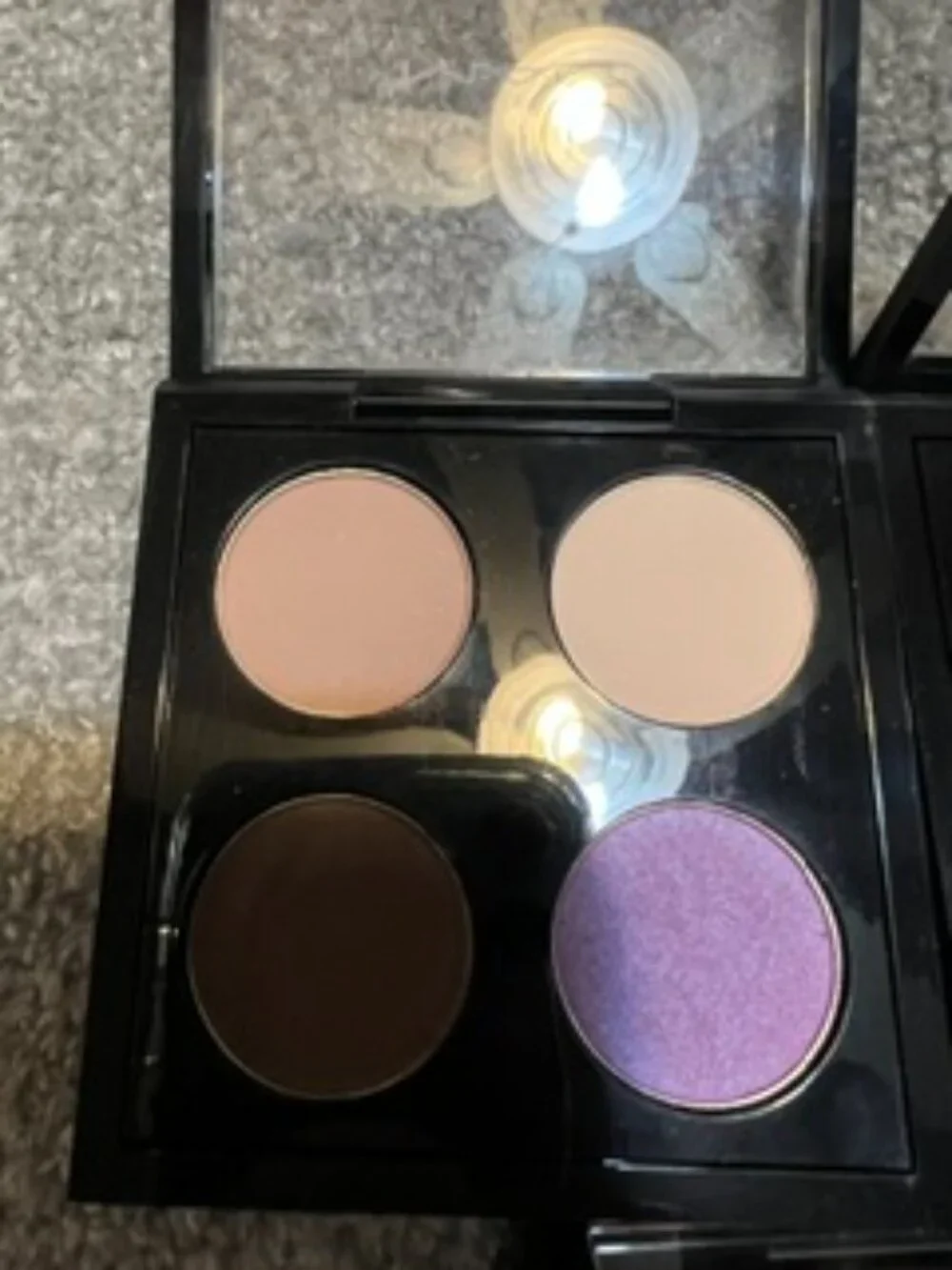 Almost New 2 MAC Eyeshadow Quads & 1 Anastasia Eyeshadow Quad in Neutrals